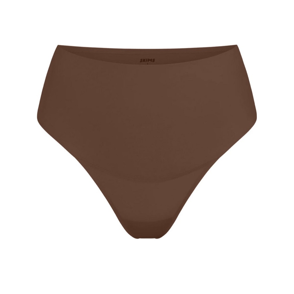 SKIMS Brown High-Waisted Bikini Bottom